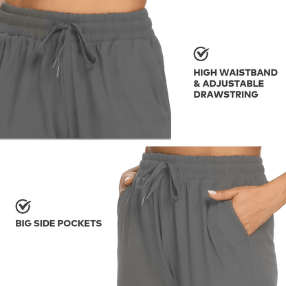 Aoliks Women'S Fleece Lined Sweatpants Thermal Joggers with Pockets Winter Lounge Yoga Workout Running Pants Apparel & Accessories > Clothing > Activewear Kylie Max   