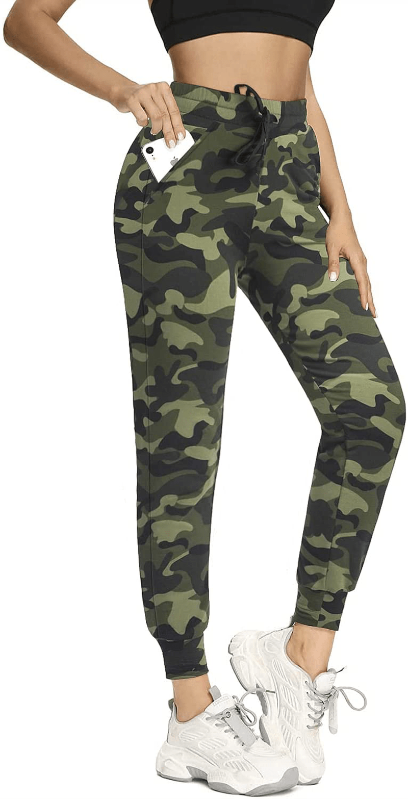Aoliks Women'S Fleece Lined Sweatpants Thermal Joggers with Pockets Winter Lounge Yoga Workout Running Pants Apparel & Accessories > Clothing > Activewear Kylie Max   