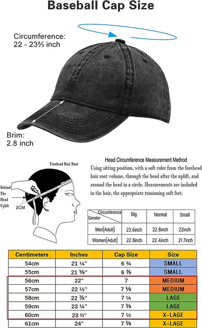AOSMI 3 Pack Vintage Washed Cotton Adjustable Baseball Caps for Men Women Unstructured Low Profile Plain Classic Dad Hat Apparel & Accessories > Clothing Accessories > Hats AOSMI   