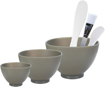 Appearus Facial Mask Mixing Bowl Set - Professional Spa Face Mask Mixing Tool (Dark Gray) Health & Beauty > Personal Care > Cosmetics > Cosmetic Tools > Skin Care Tools APPEARUS Dark Gray  