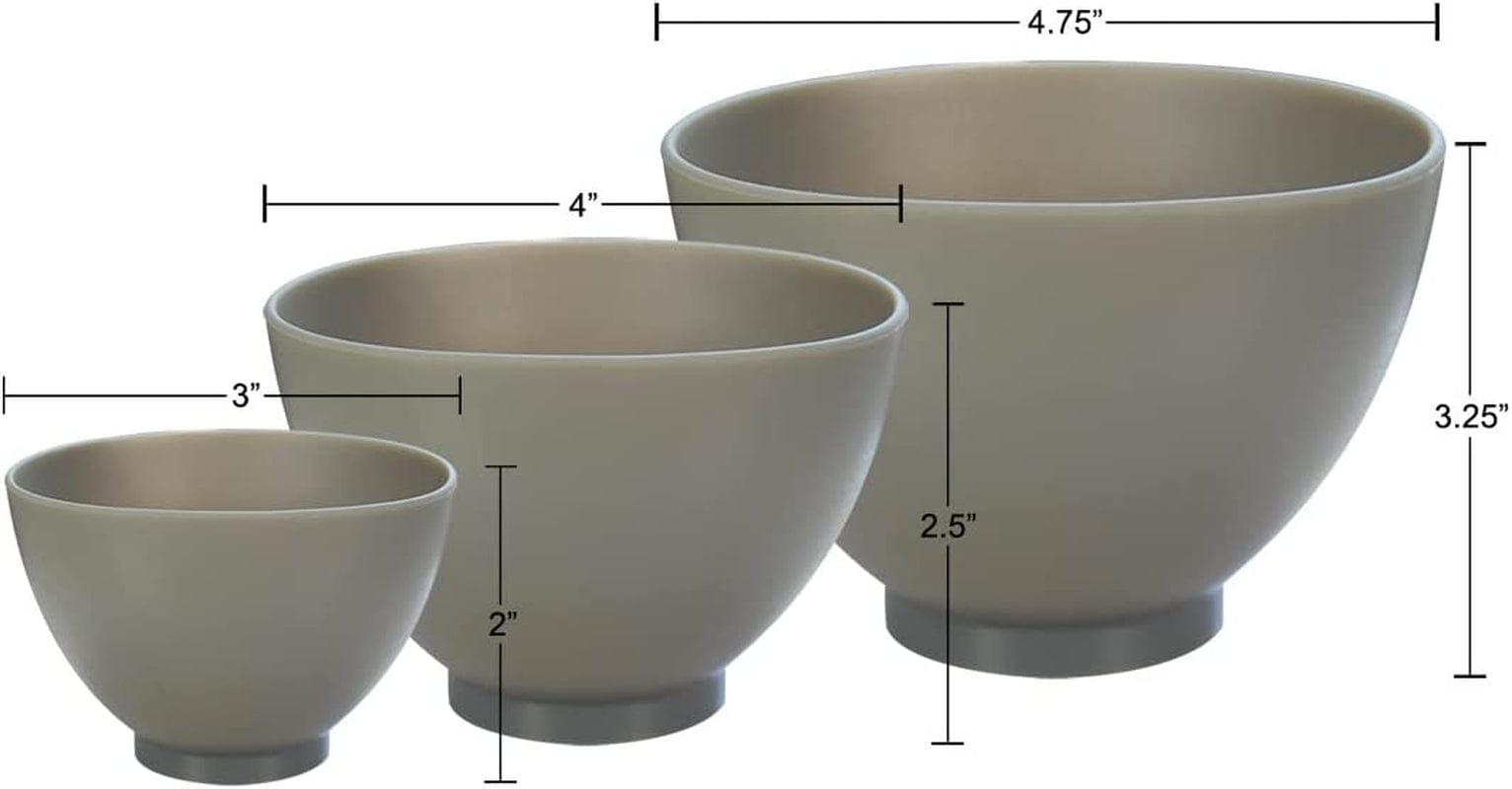 Appearus Facial Mask Mixing Bowl Set - Professional Spa Face Mask Mixing Tool (Dark Gray) Health & Beauty > Personal Care > Cosmetics > Cosmetic Tools > Skin Care Tools APPEARUS   