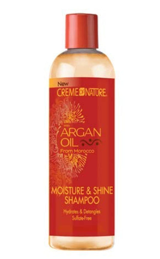 Argan Oil Shampoo by Creme of Nature, Moisture & Shine Shampoo, Sulfate Free Hair Care Formula, Nourishes, Hydrates, Detangles, 12 Fl. Oz. Health & Beauty > Personal Care > Hair Care CRÈME OF NATURE 12 Fl Oz (Pack of 1)  