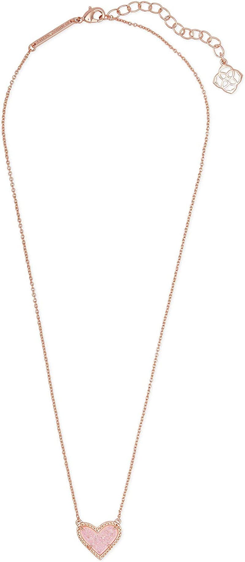 Ari Heart Adjustable Length Pendant Necklace for Women, Fashion Jewelry