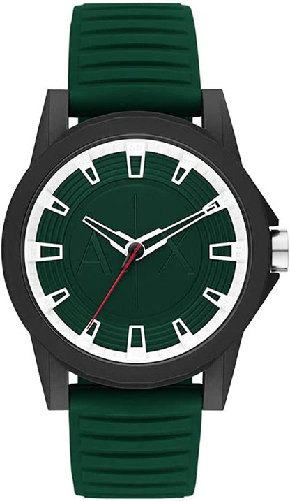 Armani Exchange AX Men'S Stainless Steel Quartz Dress Watch Green