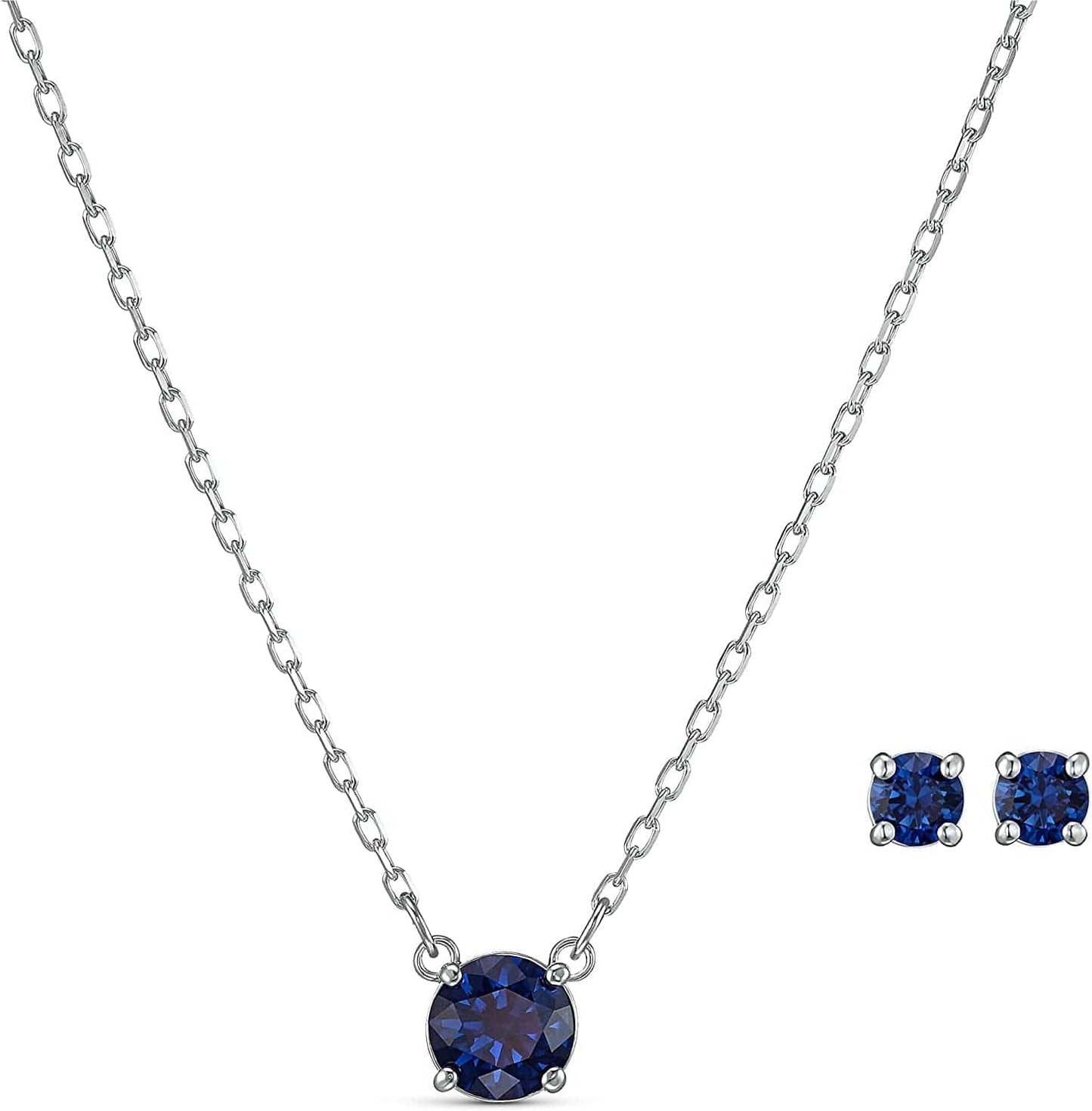 Attract Jewelry Set Collection, Blue Crystals, Clear Crystals Attract Blue Crystal