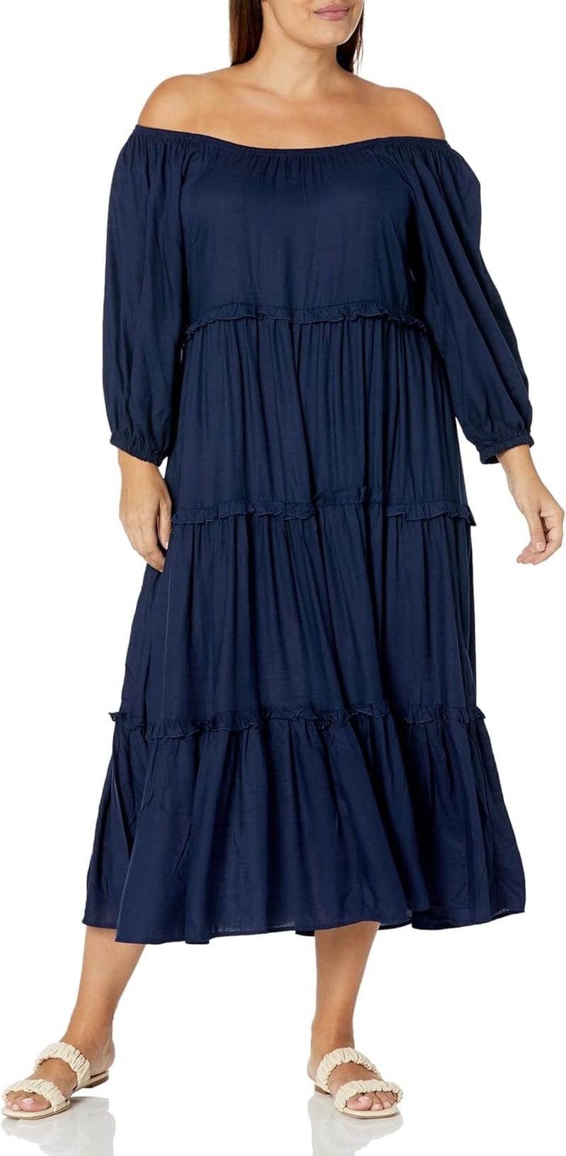 Avenue Women'S plus Size Dress Heather