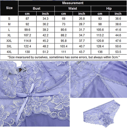 Avidlove Lingerie for Women Lace Babydoll Halter Chemise V Neck Nightgown Sexy Sleepwear Nightdress Apparel & Accessories > Clothing > Dresses Kylie Max   