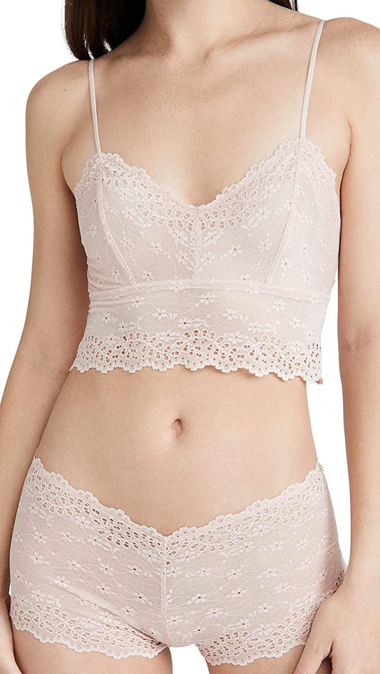 B.Tempt'D Women'S Inspired Eyelet Bralette Rose Smoke / Medium