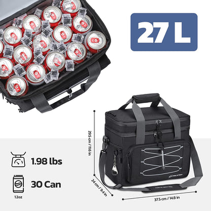 Maelstrom Soft Cooler Bag,Collapsible Soft Sided Cooler,30/60/75 Cans Beach Cooler,Ice Chest,Large Leakproof Camping Cooler,Portable Travel Cooler for Grocery Shopping,Camping,Kayaking,Road Trips Apparel & Accessories > Jewelry > Anklets Maelstrom   