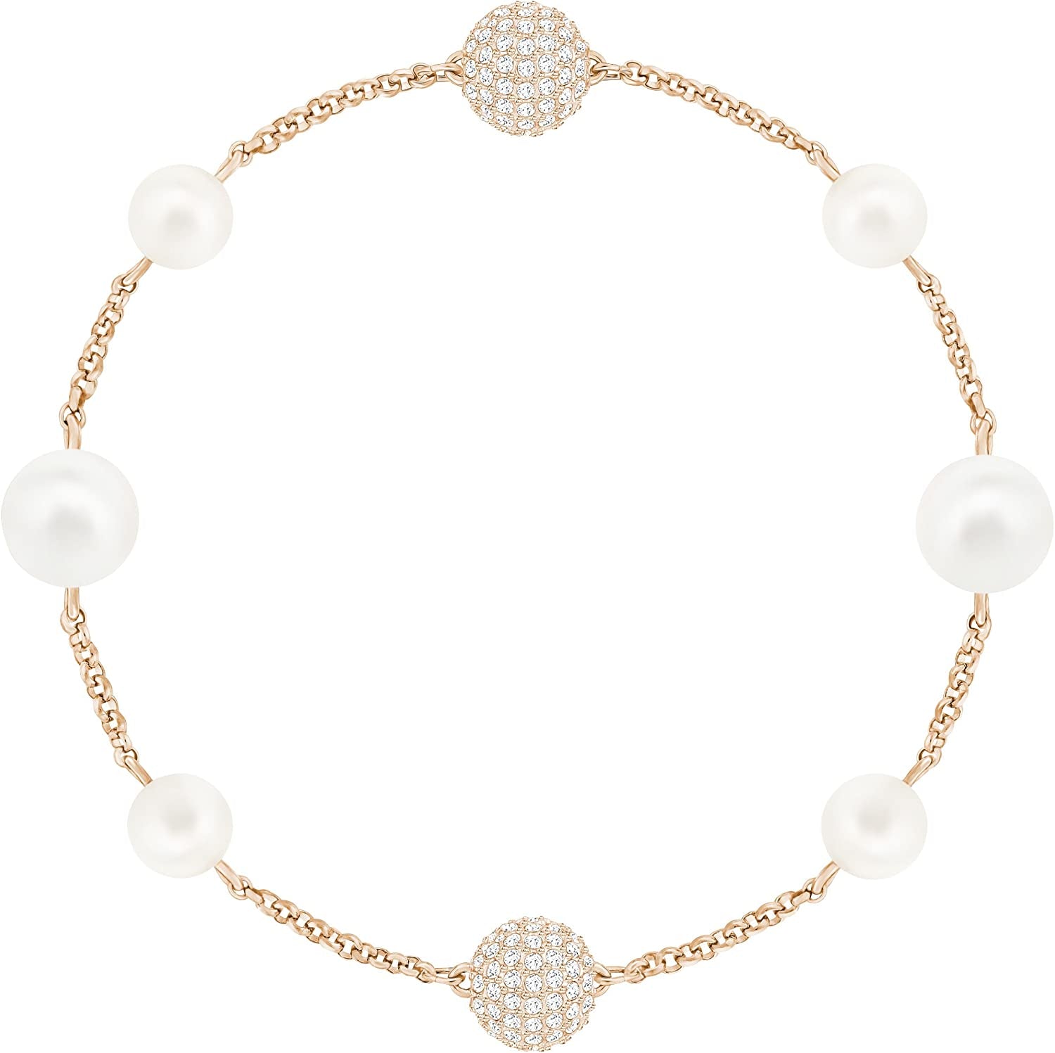 SWAROVSKI Remix Collection Women'S Evil Eye Strand Bracelet Apparel & Accessories > Jewelry > Bracelets SWAROVSKI Pearl  