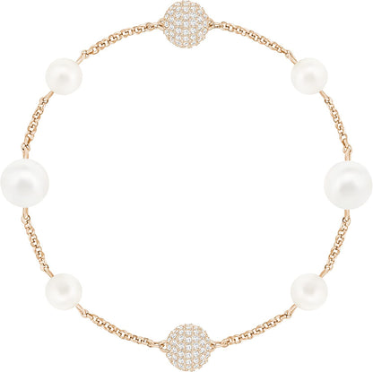 SWAROVSKI Remix Collection Women'S Evil Eye Strand Bracelet Apparel & Accessories > Jewelry > Bracelets SWAROVSKI Pearl  