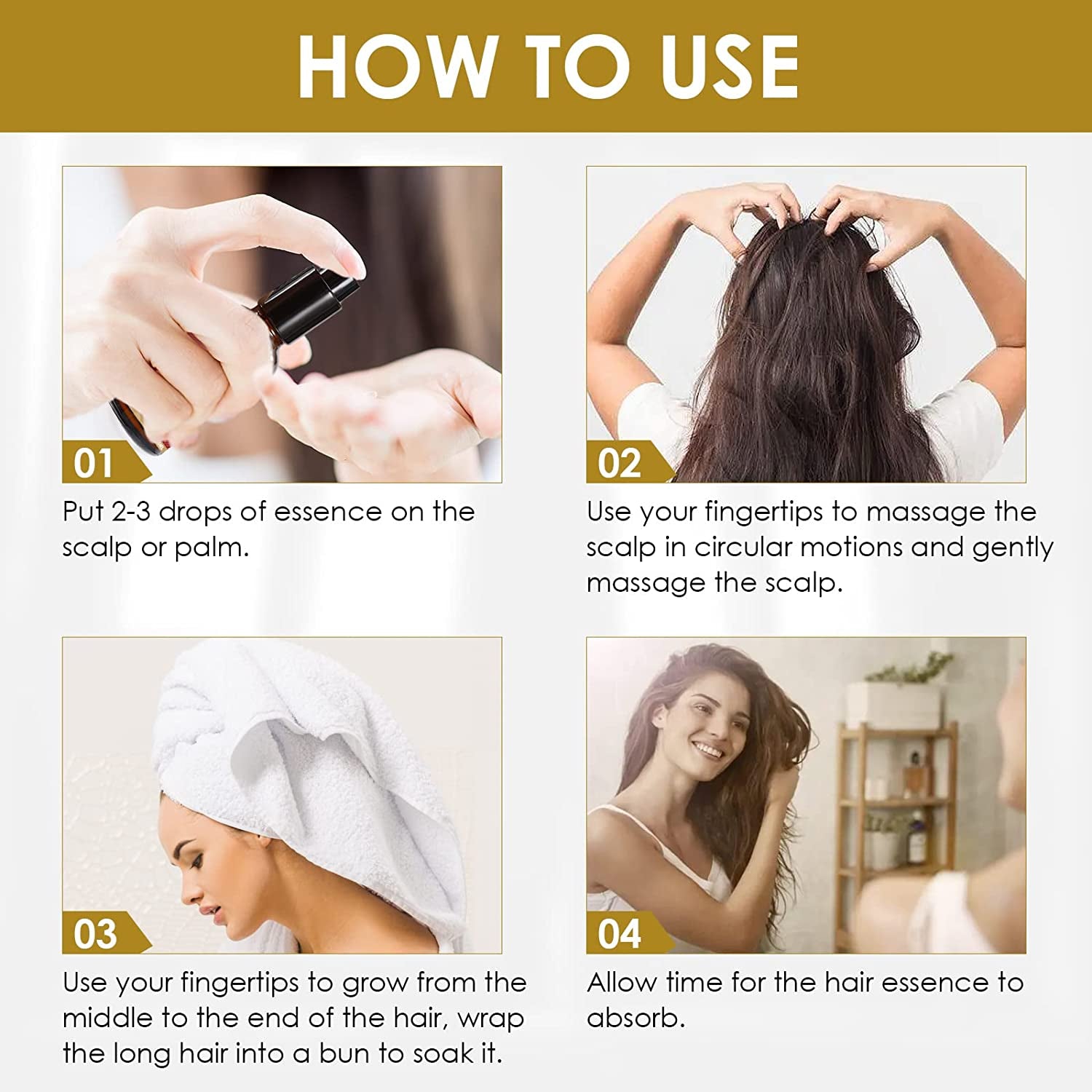 Hair Growth Oil with Biotin, Castor, and Caffeine - 99% Natural Hair Care Serum for Stronger, Thicker, Prevent Hair Loss, Promotes Hair Regrowth, Repairs Hair Follicles, Rid of Itchy and Dry Scalp, Stress Relief & Headaches-50Ml Health & Beauty > Personal Care > Hair Care CENNYO   
