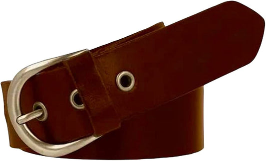 Frye Women'S 25Mm Leather Belt Apparel & Accessories > Clothing Accessories > Belts Frye Brown X-Large 