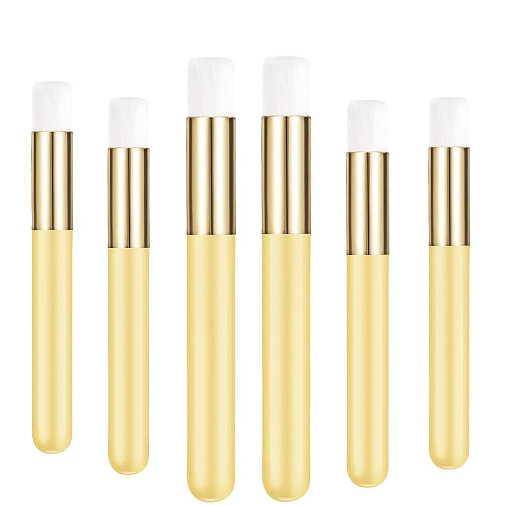 Eyelash Cleaning Brush 6 Pcs Lash Extension Cleanser Shampoo Soft Makeup Brushes for Blackhead Remover Tool Nose Washing Mascara Brushes Wands,Black Silver Health & Beauty > Personal Care > Cosmetics > Cosmetic Tools > Makeup Tools Camille Donahue Yellow  