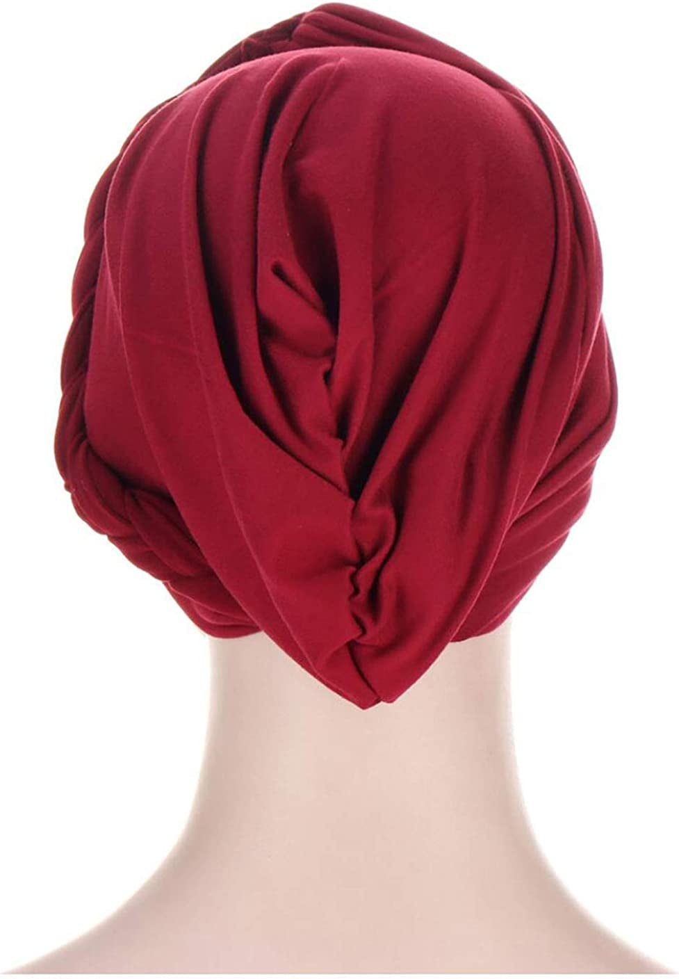 Lucky Staryuan ® 3Pack Chemo Cancer Headwear for Women Soft Pre-Tied Twisted Braid Hair Cover Turban Headwear Apparel & Accessories > Clothing Accessories > Headwear Lucky staryuan   