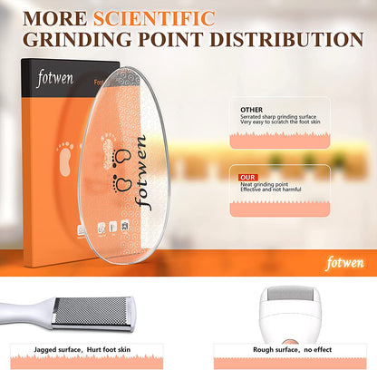 Updated 2022 Nano Foot Scrubber Callus Remover, Foot Care Pedicure Tool, Fotwen Foot File with Nano-Level Grinding Points, Great for Dead Skin Removal, Cracking, Wet and Dry Feet… Health & Beauty > Personal Care > Foot Care fotwen   