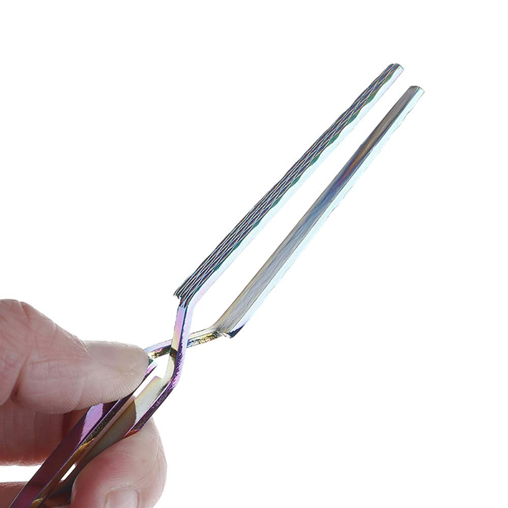 WOKOTO 1Pc Colorful Stainless Steel Nail Shaping Tweezers for Nail Extension Acrylic Nail Tips Cutter Multiple-Functional Nail Clip Manicure Nail Tools Health & Beauty > Personal Care > Cosmetics > Cosmetic Tools > Nail Tools WOKOTO   