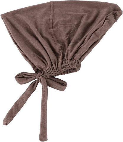 Chemo Headwear Hair Cover Inner Beanies Hat - 4 Packed Solid Bandana Skull Caps for Women Men Apparel & Accessories > Clothing Accessories > Headwear Qovelly   