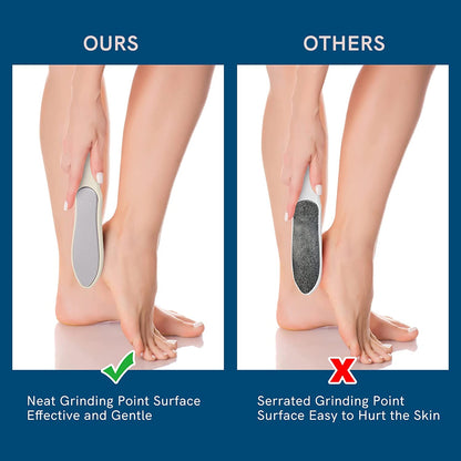 Foot Filer Dead Skin, Double Sided Foot Scraper Wet/ Dry Use, Foot Rasp for Cracked Heel and Foot Corn Removal, Portable Foot Care Tool, Pedicure File, Orange Health & Beauty > Personal Care > Foot Care Cut it   