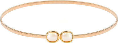 GRACE KARIN Women Skinny Metal Cinch Belt Gold Waistband Elastic Waist Belt CL633 Apparel & Accessories > Clothing Accessories > Belts GRACE KARIN Gold-circle27 X-Large 