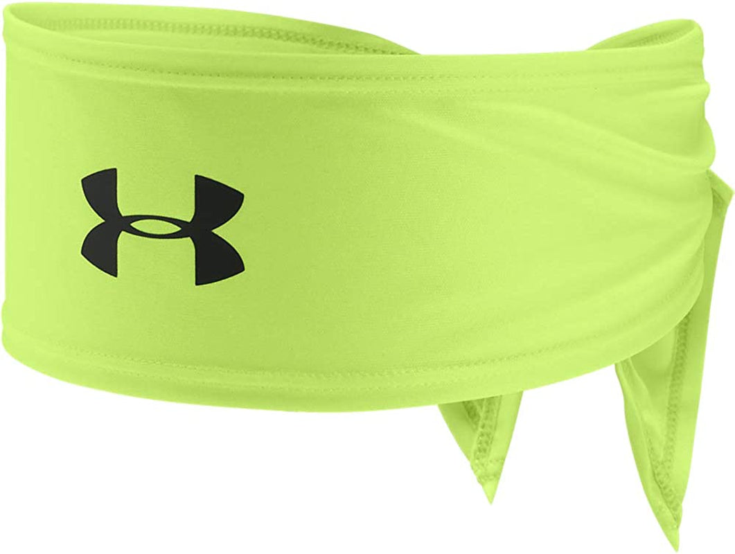 Under Armour Adult Tie Headband Apparel & Accessories > Clothing Accessories > Bandanas & Headties Under Armour Lime Fizz (291)/Baroque Green One Size 