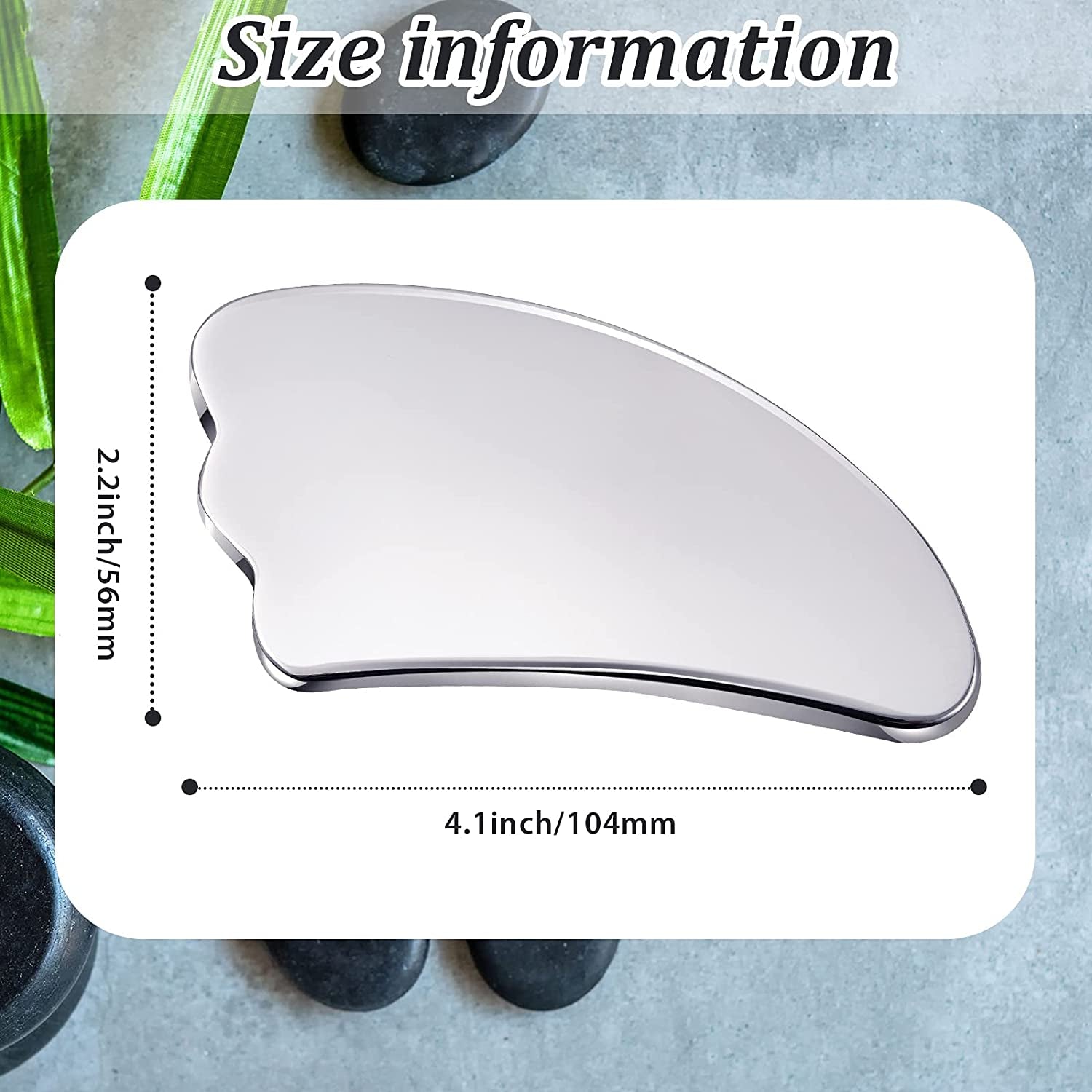Nuanchu Guasha Tool for Face Stainless Steel Gua Sha Facial Tools Metal Gua Sha Tighten Skin Care Tools Massage Beauty Tool for Body Eyes Neck Massager with Travel Pouch (Claw Style) Health & Beauty > Personal Care > Cosmetics > Cosmetic Tools > Skin Care Tools Nuanchu   