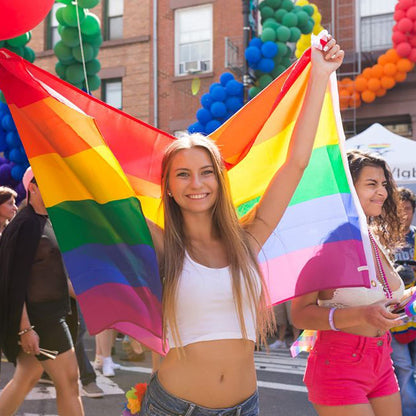 LGBTQ Rainbow Flag with Gay Pride Stuff Bracelet Anklet Accessories for Women & Men Apparel & Accessories > Jewelry > Anklets Yuoos   