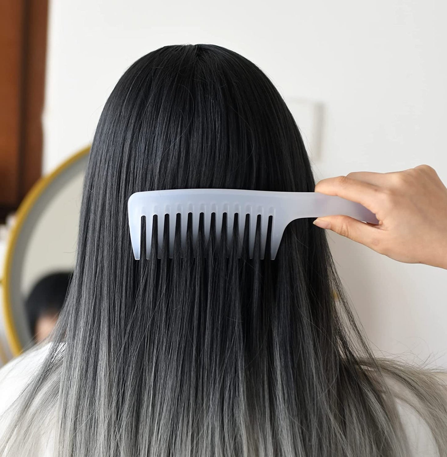Wide Tooth Comb and Large Hair Detangling Comb, Durable Hair Brush for Best Styling and Professional Hair Care, Suitable for Curly Hair, Long Hair, Wet Hair in All Types. Health & Beauty > Personal Care > Hair Care GAONSWOE   