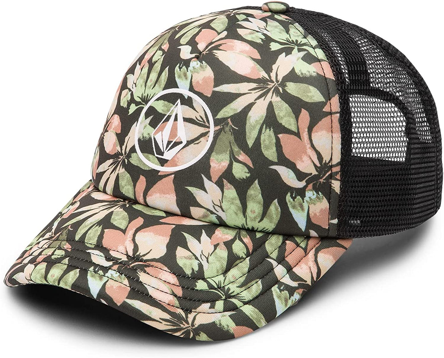 Volcom Women'S into Paradise Trucker Foam Snapback Hat Apparel & Accessories > Clothing Accessories > Hats Volcom Hazey Pink One Size 