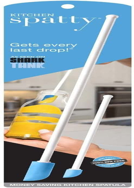 The Spatty & Spatty Daddy Last Drop Spatula, Two Piece Set (6" and 12") - Blue, Reusable, Flexible, as Seen on Shark Tank Health & Beauty > Personal Care > Cosmetics > Cosmetic Tools > Makeup Tools Spatty   