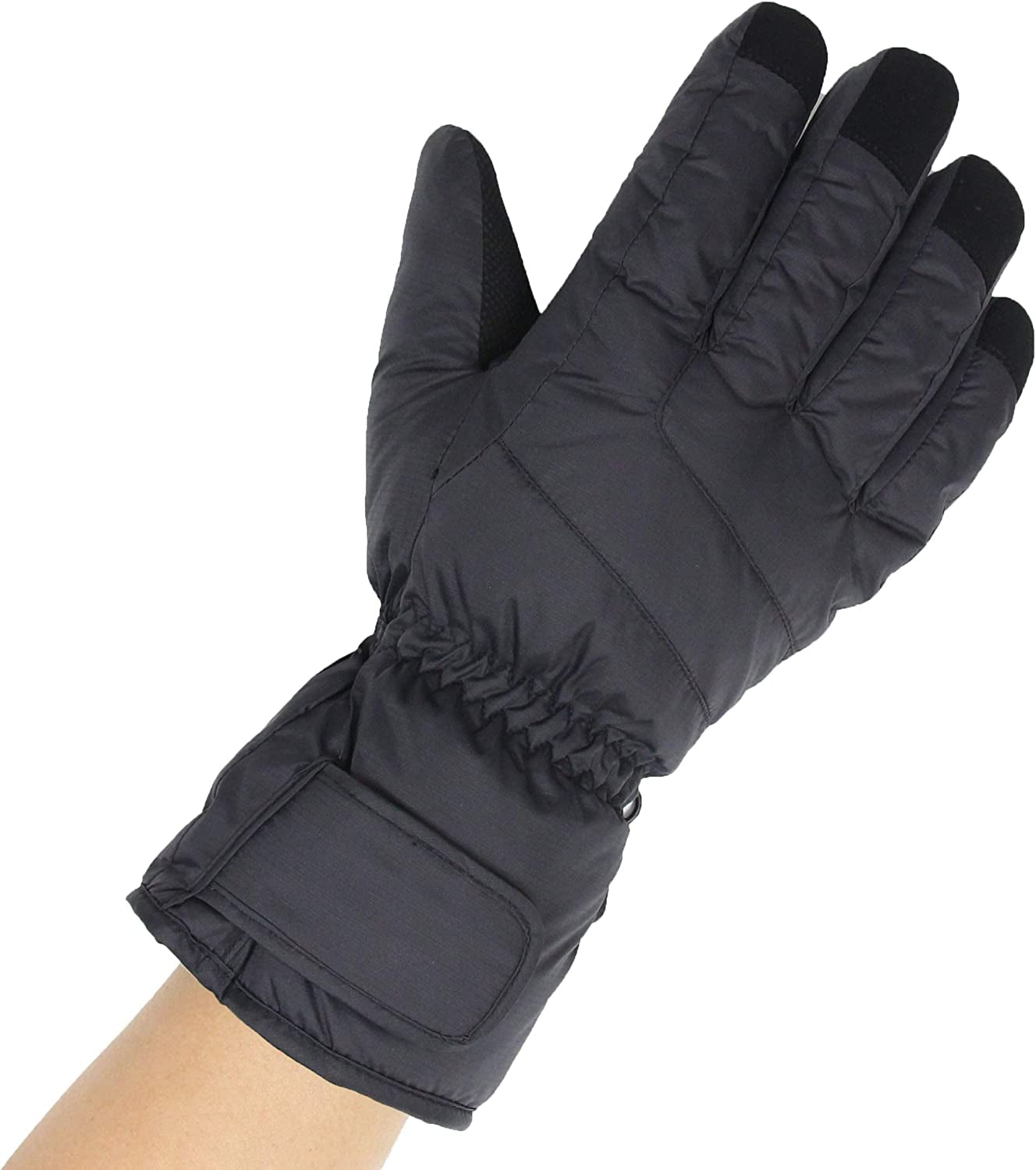 Women Ski Gloves, Winter Warmest Waterproof and Breathable Snow Gloves with Free Balaclava for Snowboard, Snowmobile in Cold Weather. Apparel & Accessories > Clothing Accessories > Gloves & Mittens HighLoong   