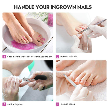 Podiatrist Toenail Cutters for Thick Nails Kit, Professional Grade Pedicure Tools with Sharp Curved Blades for Precision Trimming. Easy to Use & Effortless. Improve Various Toenail Problems. Health & Beauty > Personal Care > Cosmetics > Cosmetic Tools > Nail Tools KENED   