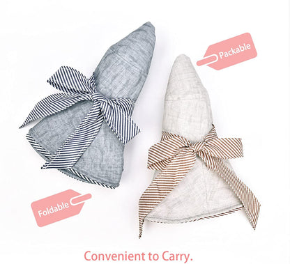 Somaler Sun Hats for Women Roll-Up Wide Brim Summer Beach Hat Foldable Floppy Cotton Hat Apparel & Accessories > Clothing Accessories > Hats Somaler   