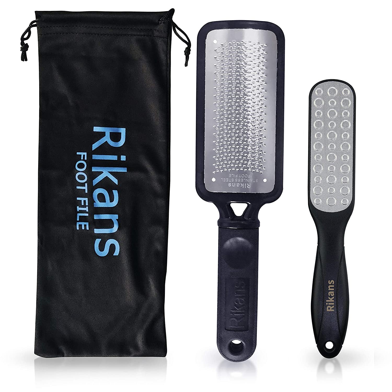 Rikans Colossal Foot File, Professional Foot Rasp Callus Remover, Foot Care Pedicure Tool to Remove Hard Skin,Can Be Used on Wet or Dry Skin, Surgical Grade Stainless Steel File (Foot File Set) Health & Beauty > Personal Care > Foot Care Rikans   