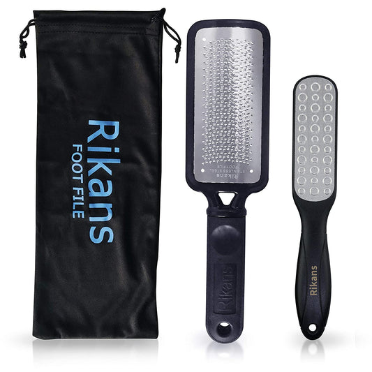 Rikans Colossal Foot File, Professional Foot Rasp Callus Remover, Foot Care Pedicure Tool to Remove Hard Skin,Can Be Used on Wet or Dry Skin, Surgical Grade Stainless Steel File (Foot File Set) Health & Beauty > Personal Care > Foot Care Rikans   
