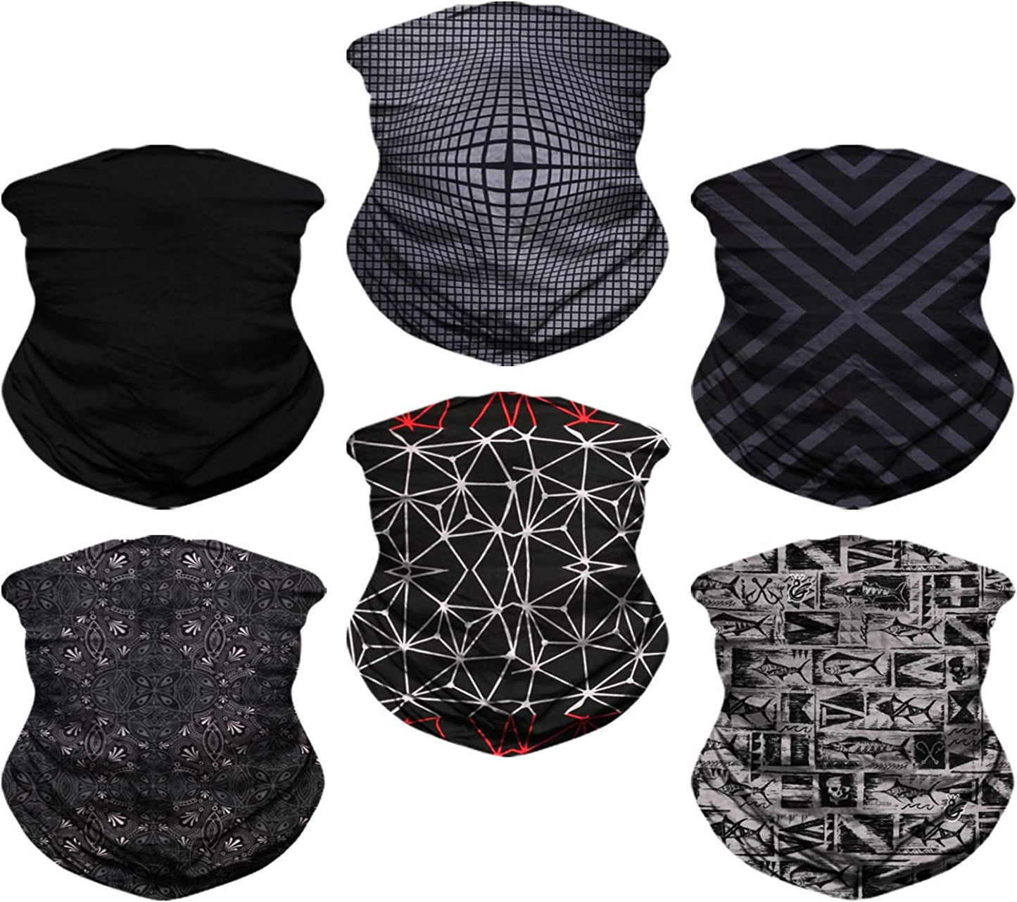 Headwear, Head Wrap, Neck Gaiter, Headband, Fishing Mask, Magic Scarf Face Bandana Mask Neck Tube Balaclava for Sport Apparel & Accessories > Clothing Accessories > Headwear NEXTOUR A-black Series  
