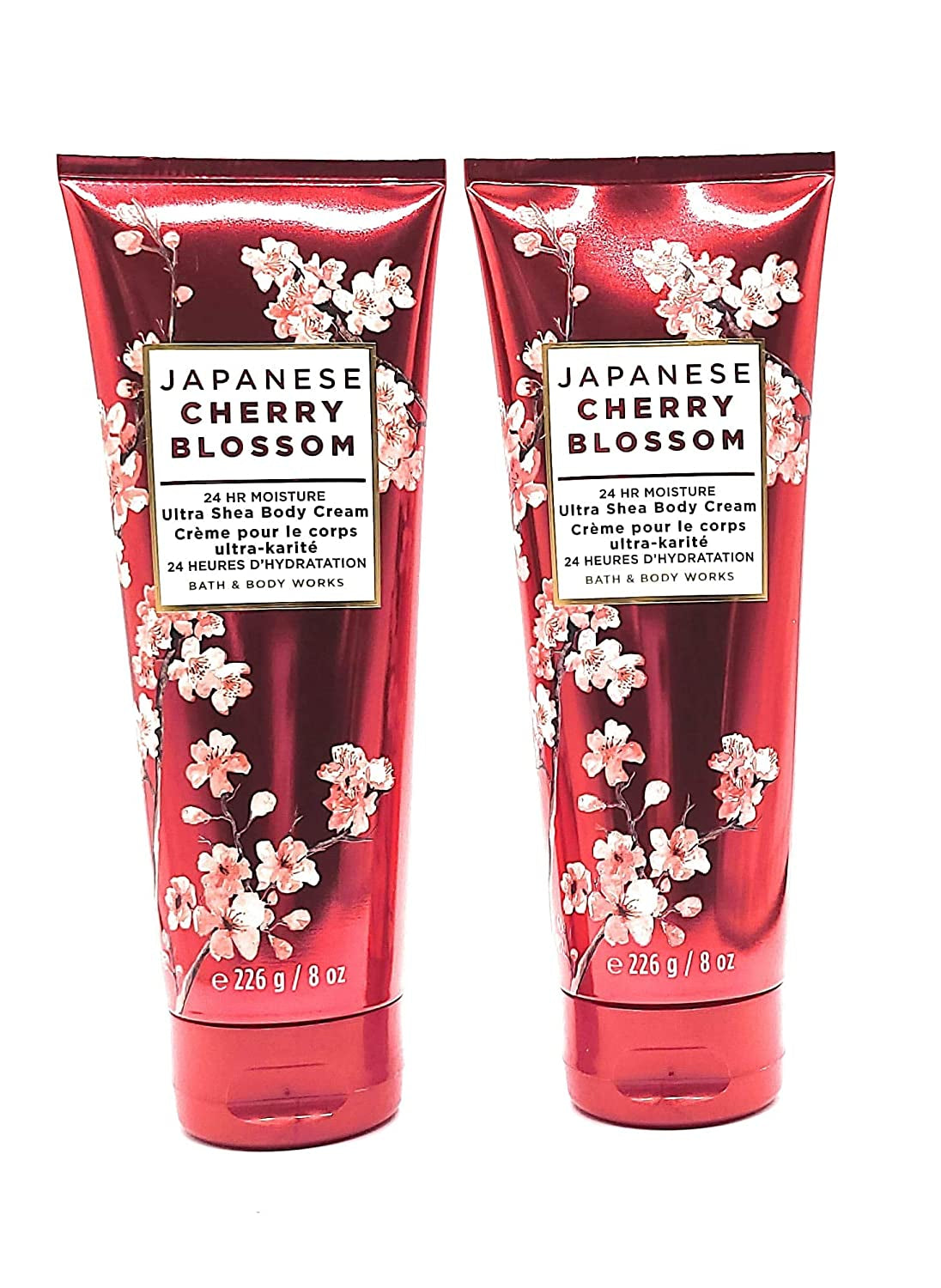 Bath and Body Works 2 Pack Japanese Cherry Blossom Ultra Shea Body Cream 8 Oz. Health & Beauty > Personal Care > Cosmetics > Bath & Body Bath & Body Works   