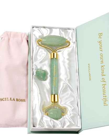 The Best Jade Roller Massaging Facial Roller, Superior and Natural for Facial Toning, Massage, Anti-Ageing, Skin Firming, Face Slimming. Lymphatic Drainage. Authentic & Genuine Beauty Tool Health & Beauty > Personal Care > Cosmetics > Cosmetic Tools > Skin Care Tools Scilla ROSE   