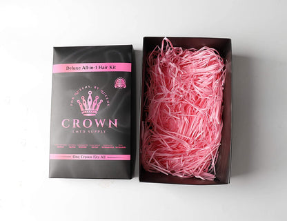 Queen Box Deluxe Womens -7 in 1 Hair Care Kit: Detangler Brush, Bonnet, Rat Tail Comb, Silky Scarf, Spray Bottle and BONUS Hair Ties. for Afro Curly & Straight Hair Health & Beauty > Personal Care > Hair Care Crown Quality   