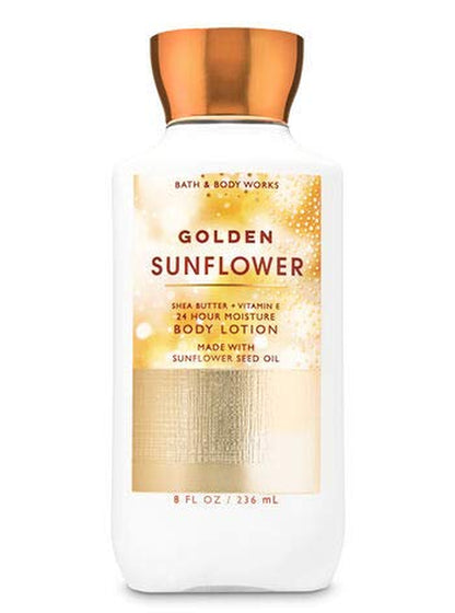 Bath and Body Works GOLDEN SUNFLOWER - Deluxe Gift Set Body Lotion - Body Cream - Fragrance Mist and Shower Gel - Full Size Health & Beauty > Personal Care > Cosmetics > Bath & Body Bath & Body Works   