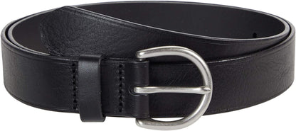 Madewell Women'S Medium Perfect Leather Belt Apparel & Accessories > Clothing Accessories > Belts Madewell True Black/Silver X-Small 