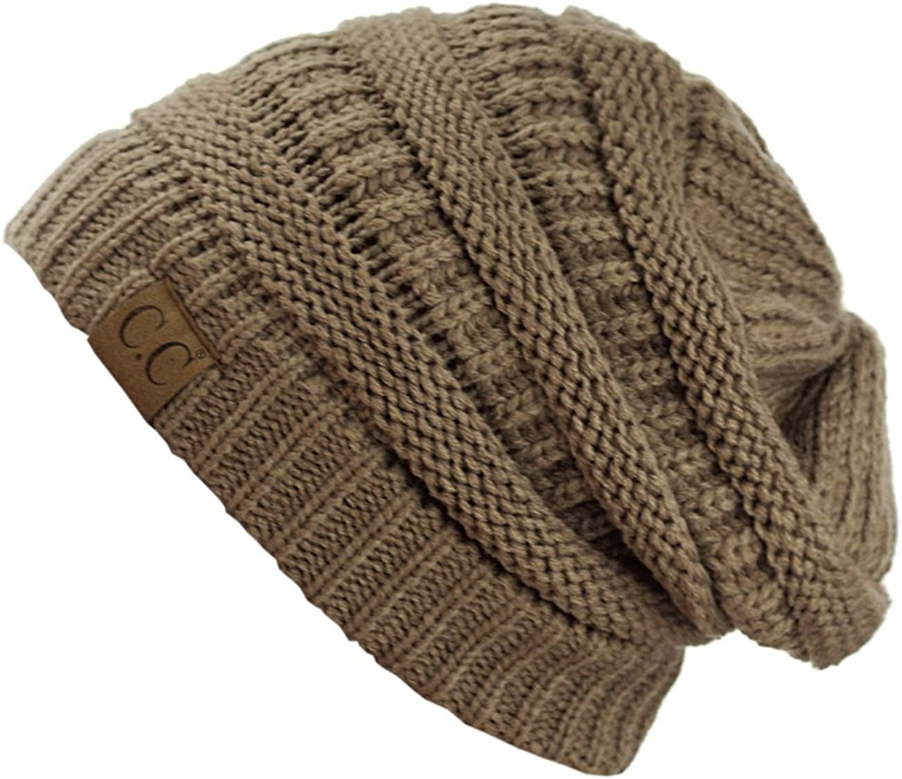 C.C Women'S Beanie Apparel & Accessories > Clothing Accessories > Hats C.C Taupe One Size 