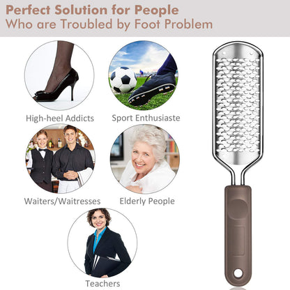 Colossal Foot Grater Foot File - Foot Rasp Callus Remover Btartbox Large Stainless Steel Foot Scrubber Foot Care Pedicure Tools for Wet and Dry Feet Health & Beauty > Personal Care > Foot Care BTArtbox   