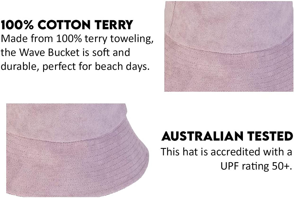 Lack of Color Women'S Wave Terrycloth Bucket Hat Apparel & Accessories > Clothing Accessories > Hats Lack of Color   