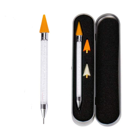 Shuiniba Rhinestone Picker Wax Pen Pencil for Rhinestones Crystal Pickup Diamond Painting Nail Art Decoration Tool with Two Wax Head Health & Beauty > Personal Care > Cosmetics > Cosmetic Tools > Nail Tools GeneralCare   