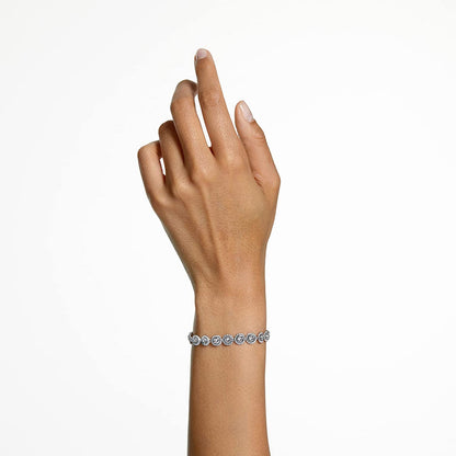 Swarovski Angelic Crystal Jewelry Collection, Rhodium Tone Finish, Blue Crystal, Pink Crystal, Clear Crystal Apparel & Accessories > Jewelry > Bracelets SWAROVSKI   