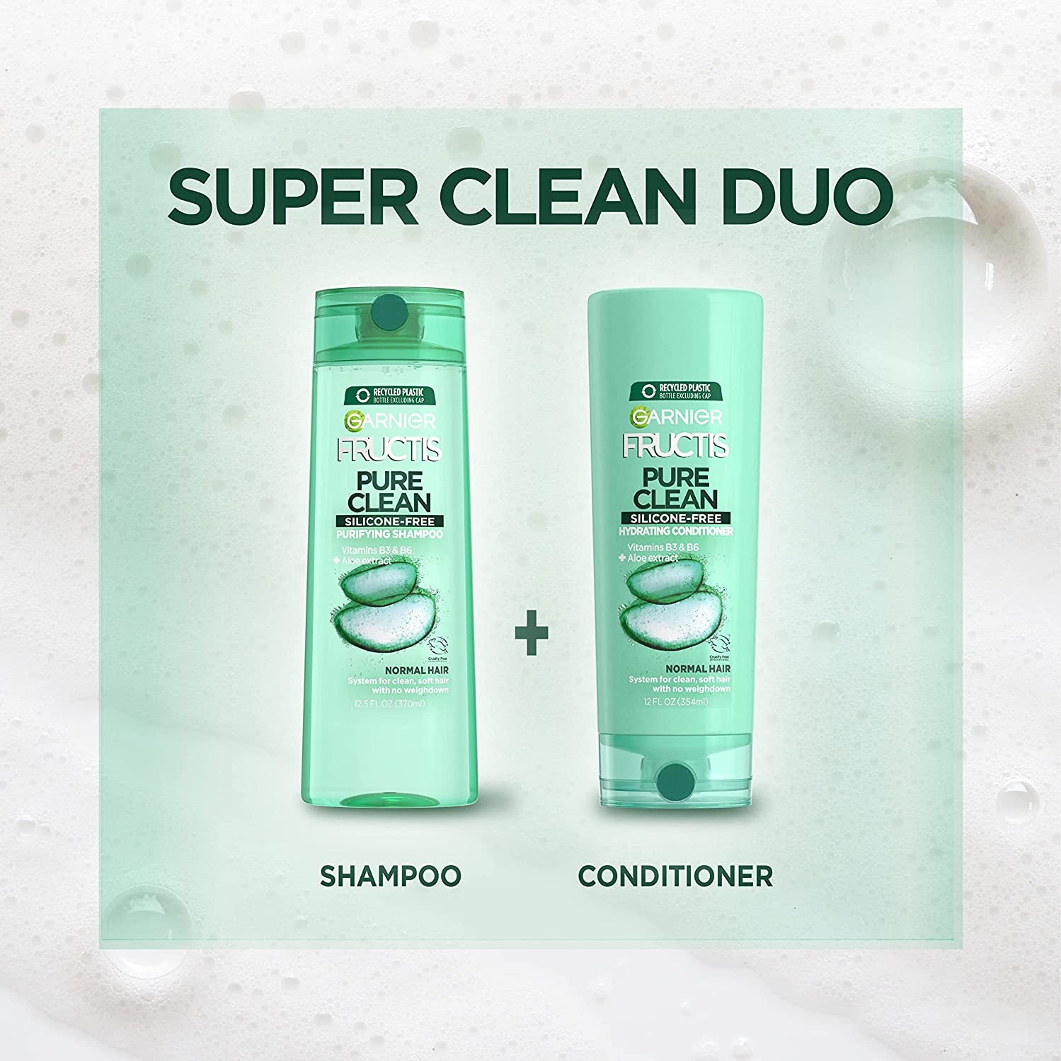 Garnier Hair Care Fructis Pure Clean Conditioner, 12 Fl Oz (Pack of 3) - Packaging May Vary Health & Beauty > Personal Care > Hair Care Garnier   