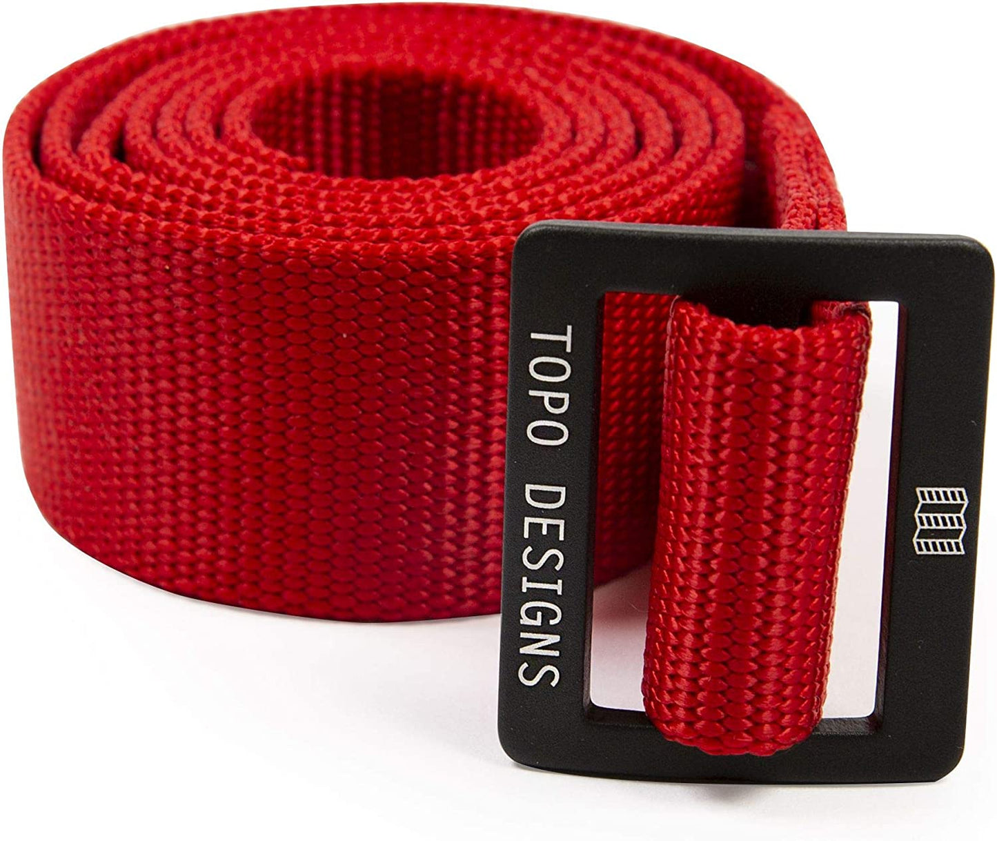 Topo Designs Web Belt Apparel & Accessories > Clothing Accessories > Belts Topo Designs Red  