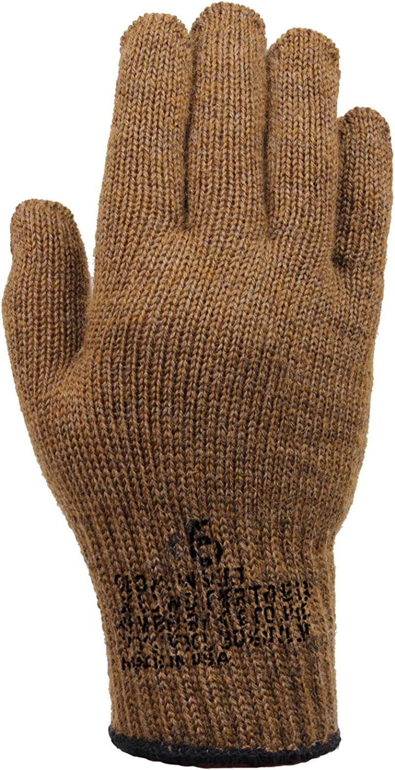 Rothco Gi Wool Glove Liners Apparel & Accessories > Clothing Accessories > Gloves & Mittens Rothco Coyote Brown Size 3 