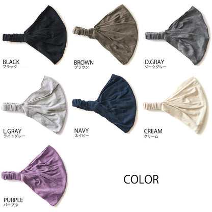 CHARM Casualbox | Organic Cotton Headband Pre-Tied Bandana Mens Womens Hairband Chemo Head Bands Navy Apparel & Accessories > Clothing Accessories > Bandanas & Headties CHARM   